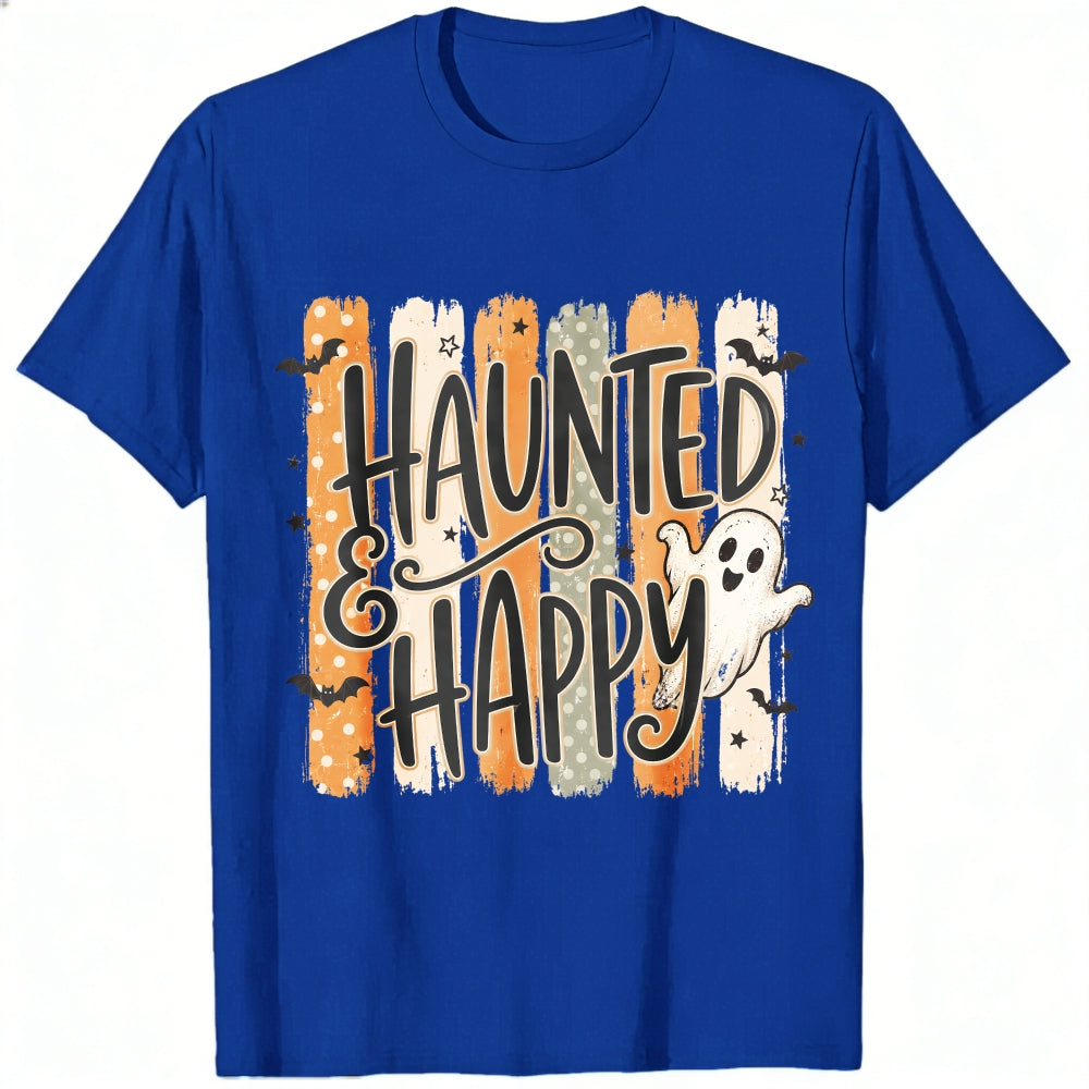 Cute Halloween Haunted And Happy Ghost Classic T-Shirt