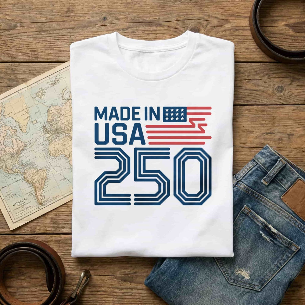 Patriotic Made In Usa 250 Classic T-Shirt