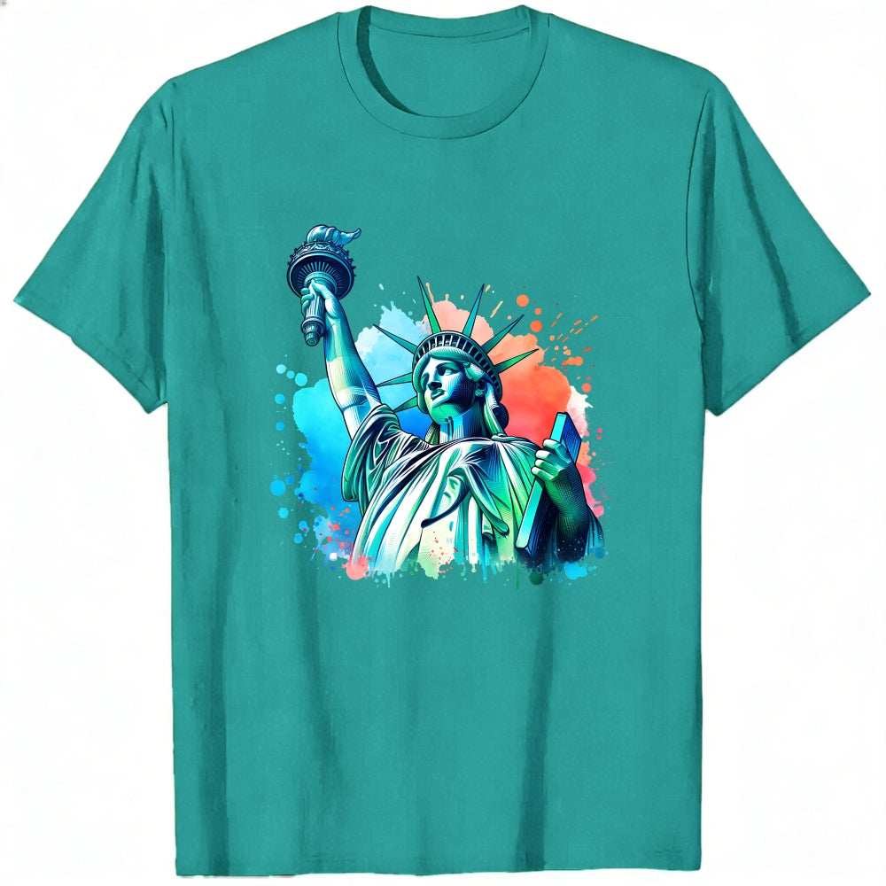 Artistic Statue Of Liberty Design Classic T-Shirt