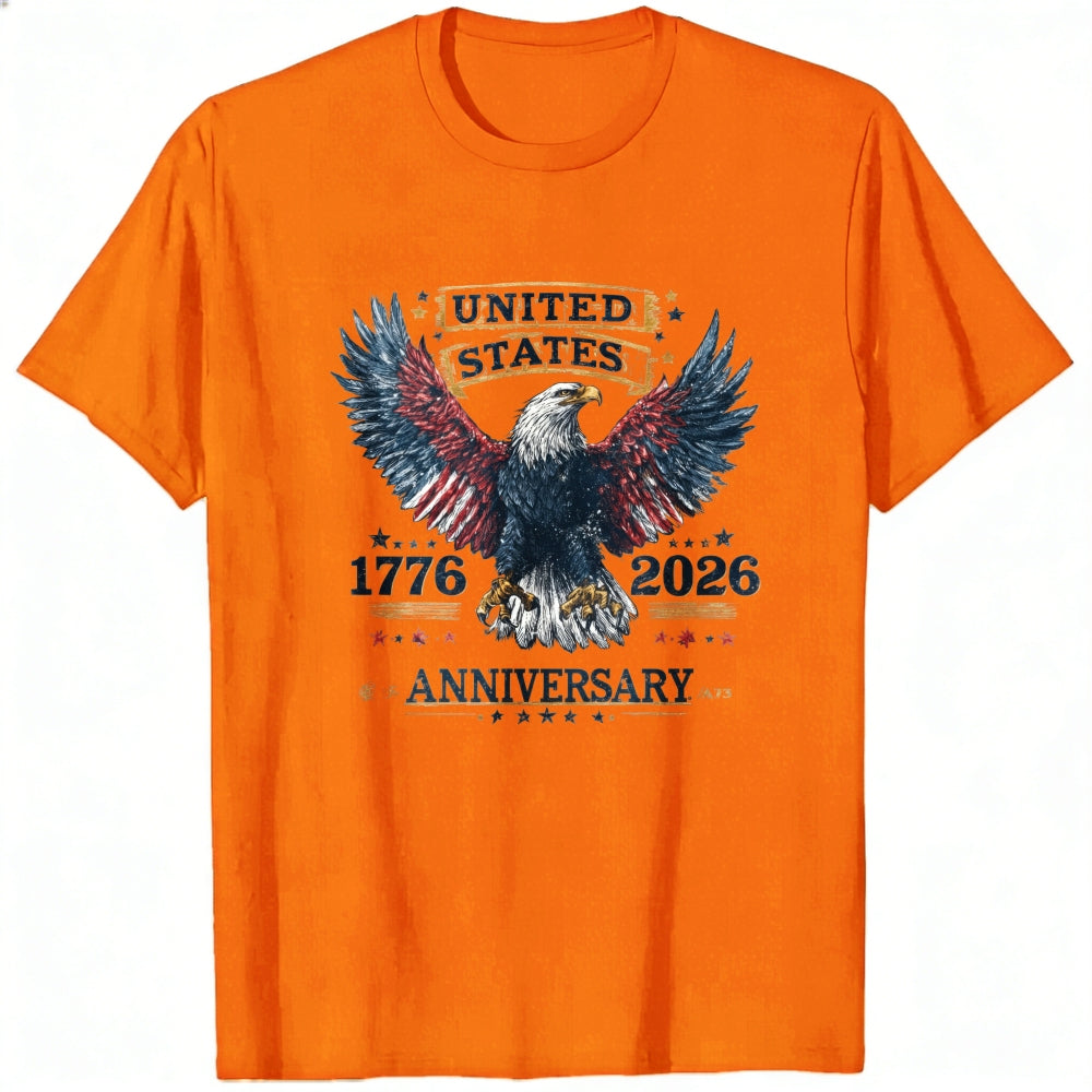 Patriotic Eagle Design Classic T-Shirt United States 1776 2026 Anniversary