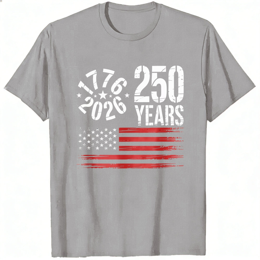 Patriotic American Flag 1776 2026 250 Years Classic T-Shirt