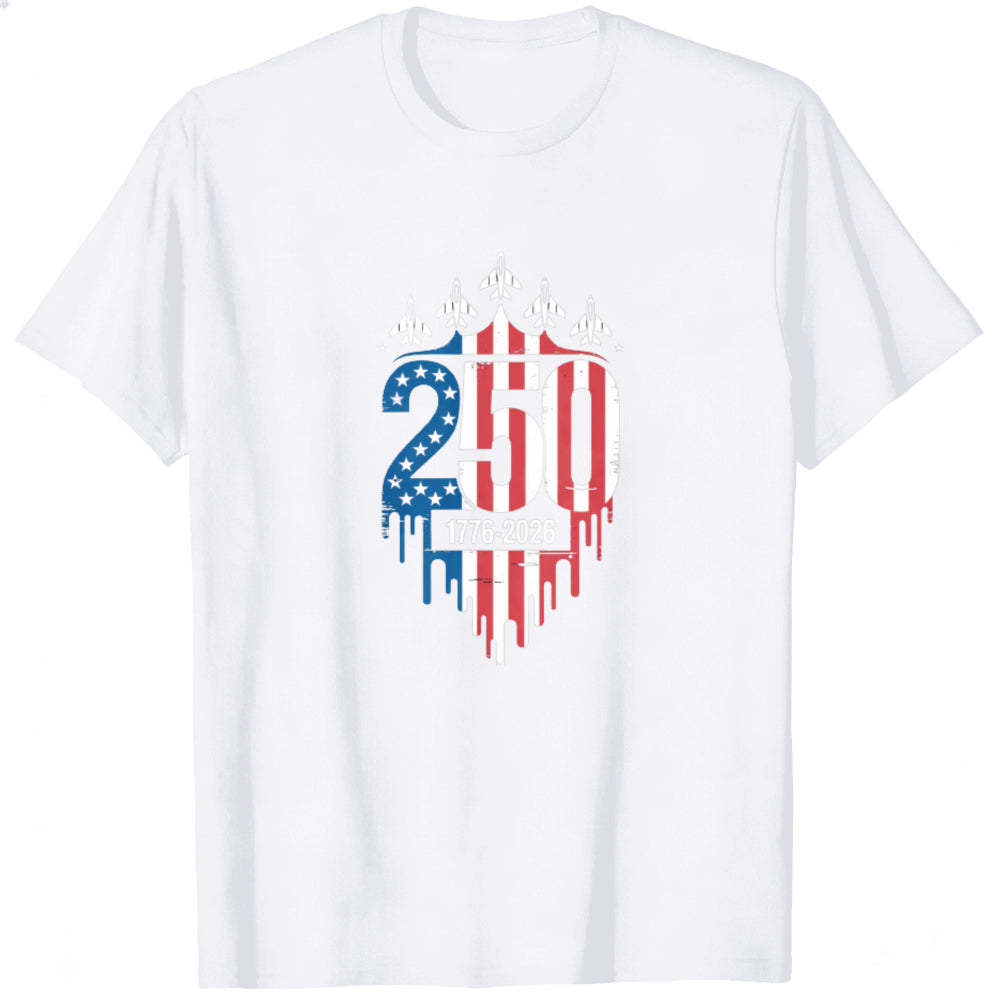 Patriotic American Flag 250th Anniversary Classic T-Shirt