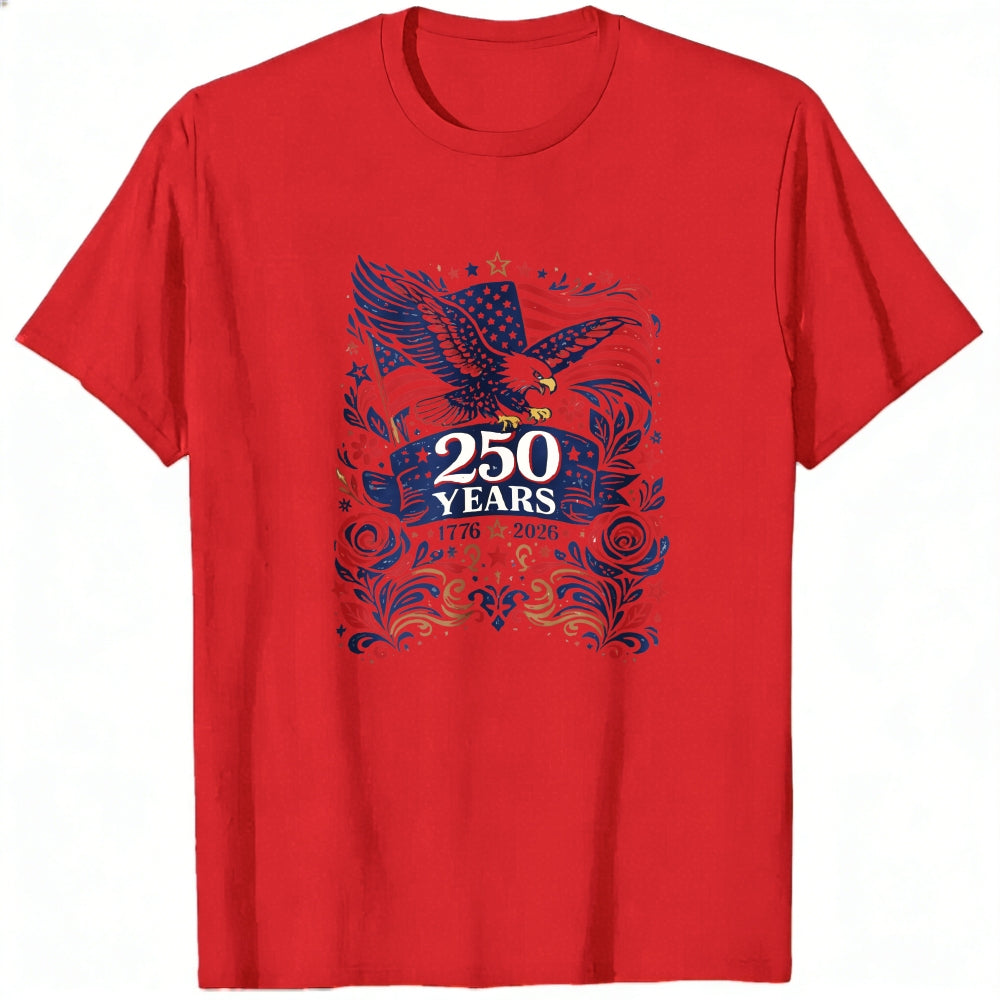 Patriotic American Eagle Design Classic T-Shirt 250 Years 1776 To 2026 Celebration