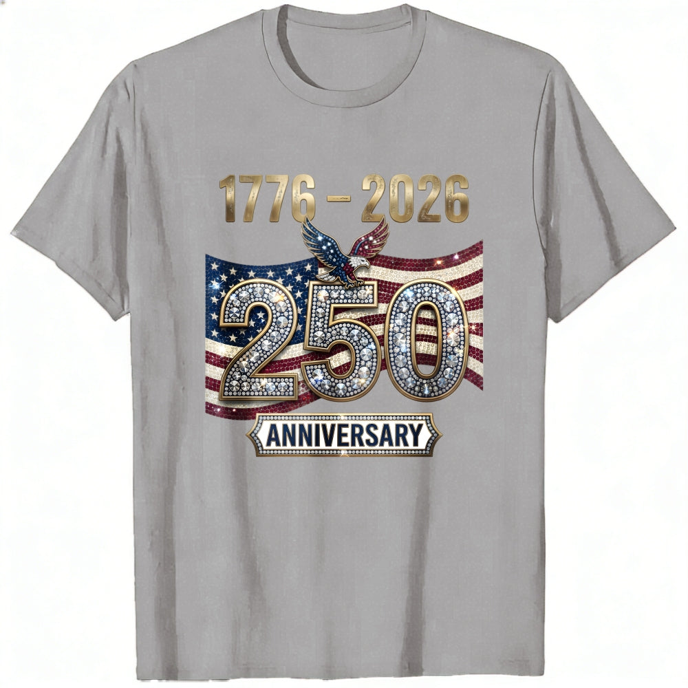 Patriotic American Flag Eagle 250th Anniversary Classic T-Shirt