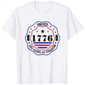Patriotic American Flag Design Classic T-Shirt 1776 Independence Day Celebration