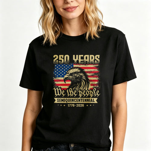 American Eagle Flag 250 Years We The People Semiquincentennial Classic T-Shirt