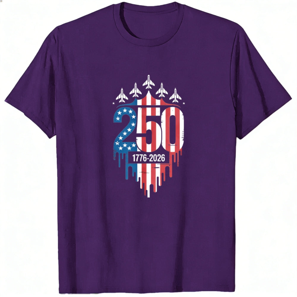 Patriotic American Flag 250th Anniversary Classic T-Shirt
