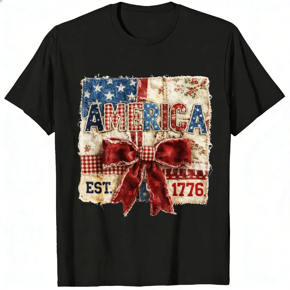 Patriotic American Flag Design Classic T-Shirt 250 Years Of Freedom 1776 2026