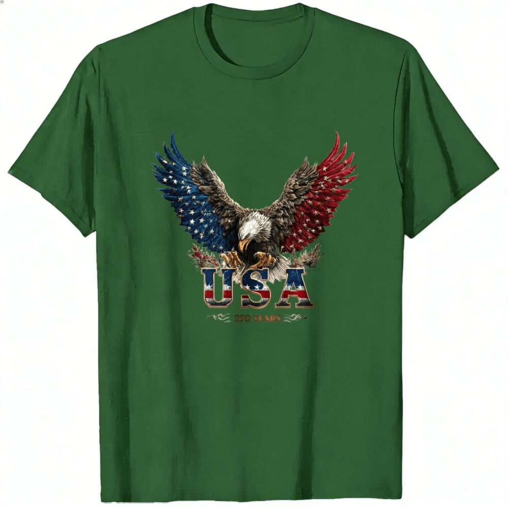 Patriotic Eagle Usa Flag Classic T-Shirt