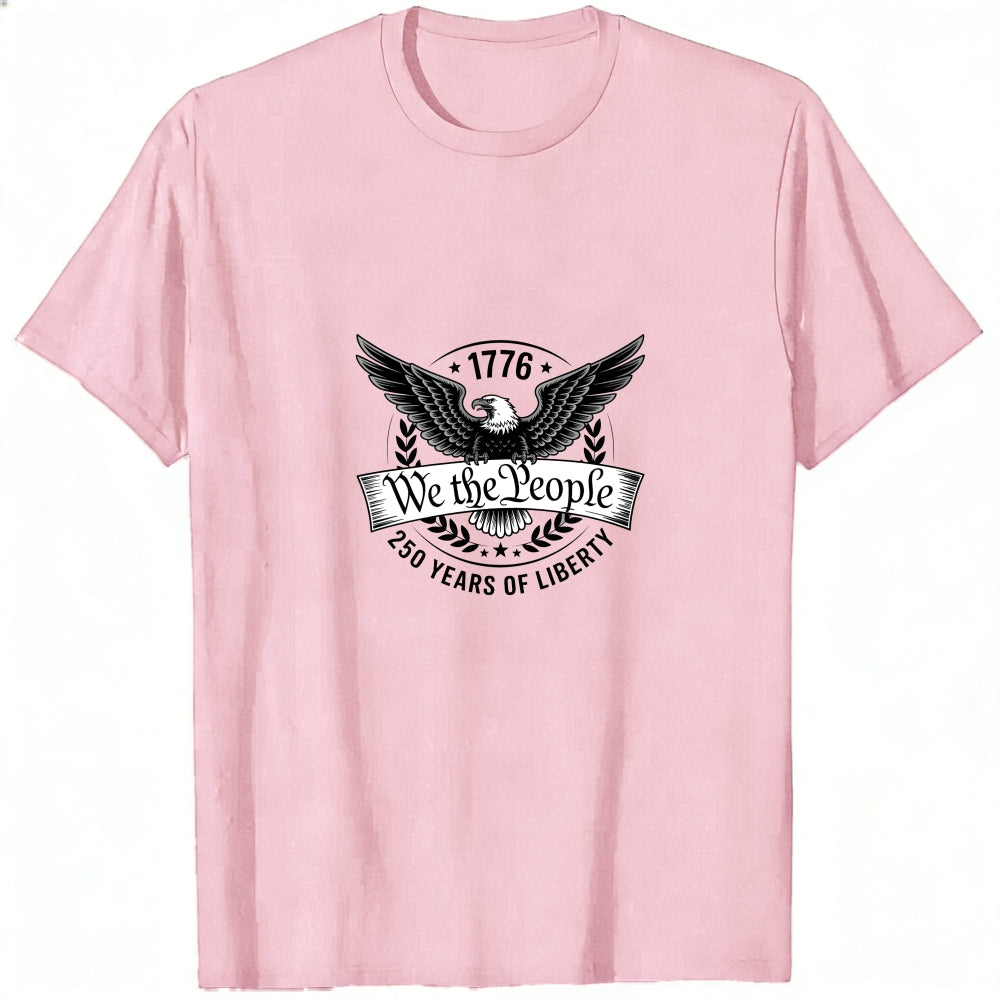 American Eagle Design Classic T-Shirt We The People 1776 Liberty Theme