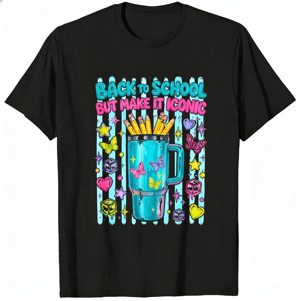 Cute Back To School But Make It Iconic Pencil Cup Classic T-Shirt