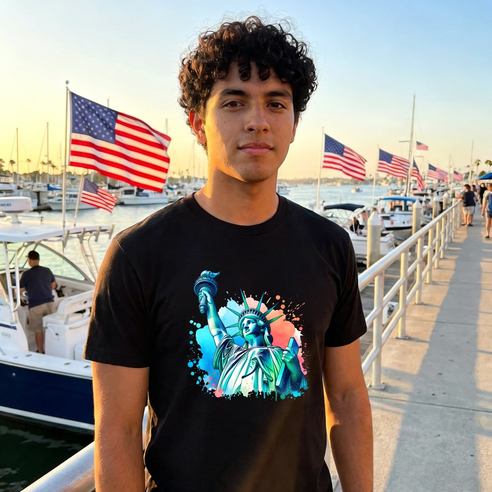 Artistic Statue Of Liberty Design Classic T-Shirt