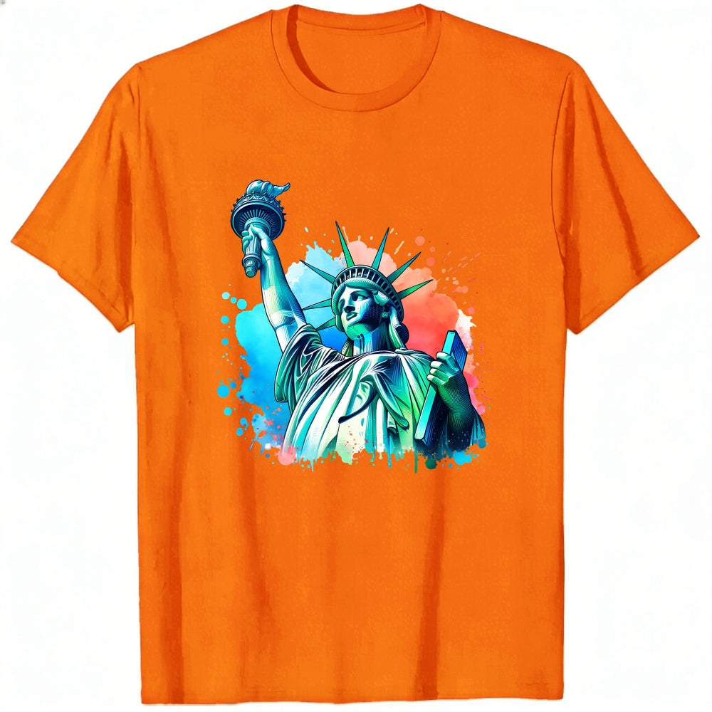Artistic Statue Of Liberty Design Classic T-Shirt
