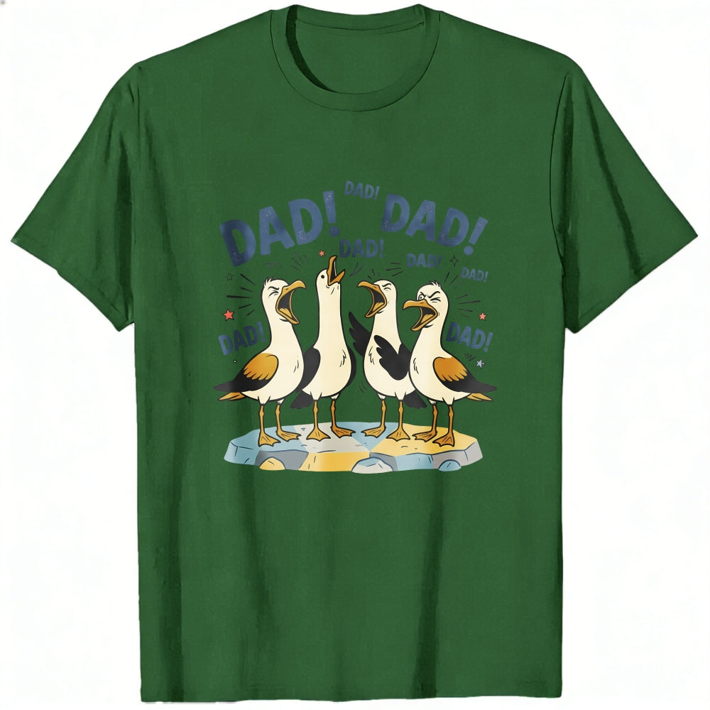 Cartoon Ducks Dad Classic T-Shirt