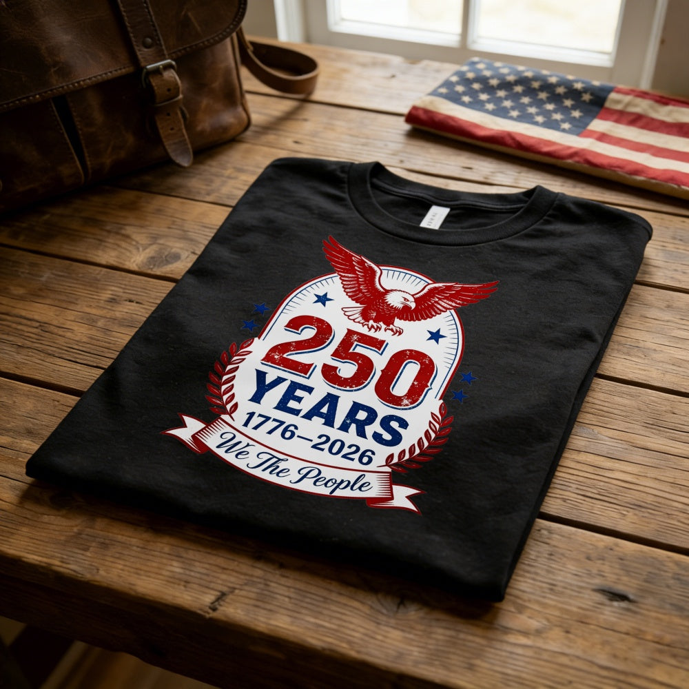 Patriotic American Eagle 250 Years 1776 2026 We The People Classic T-Shirt