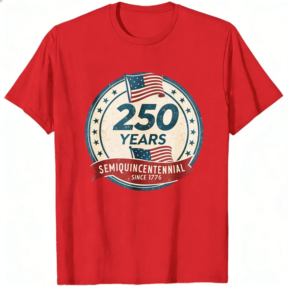 Patriotic American Flag Design Classic T-Shirt 250 Years Semiquincentennial Since 1776