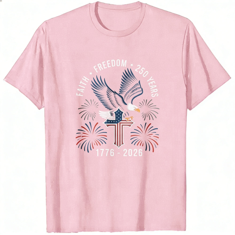 Patriotic Eagle And Fireworks Classic T-Shirt