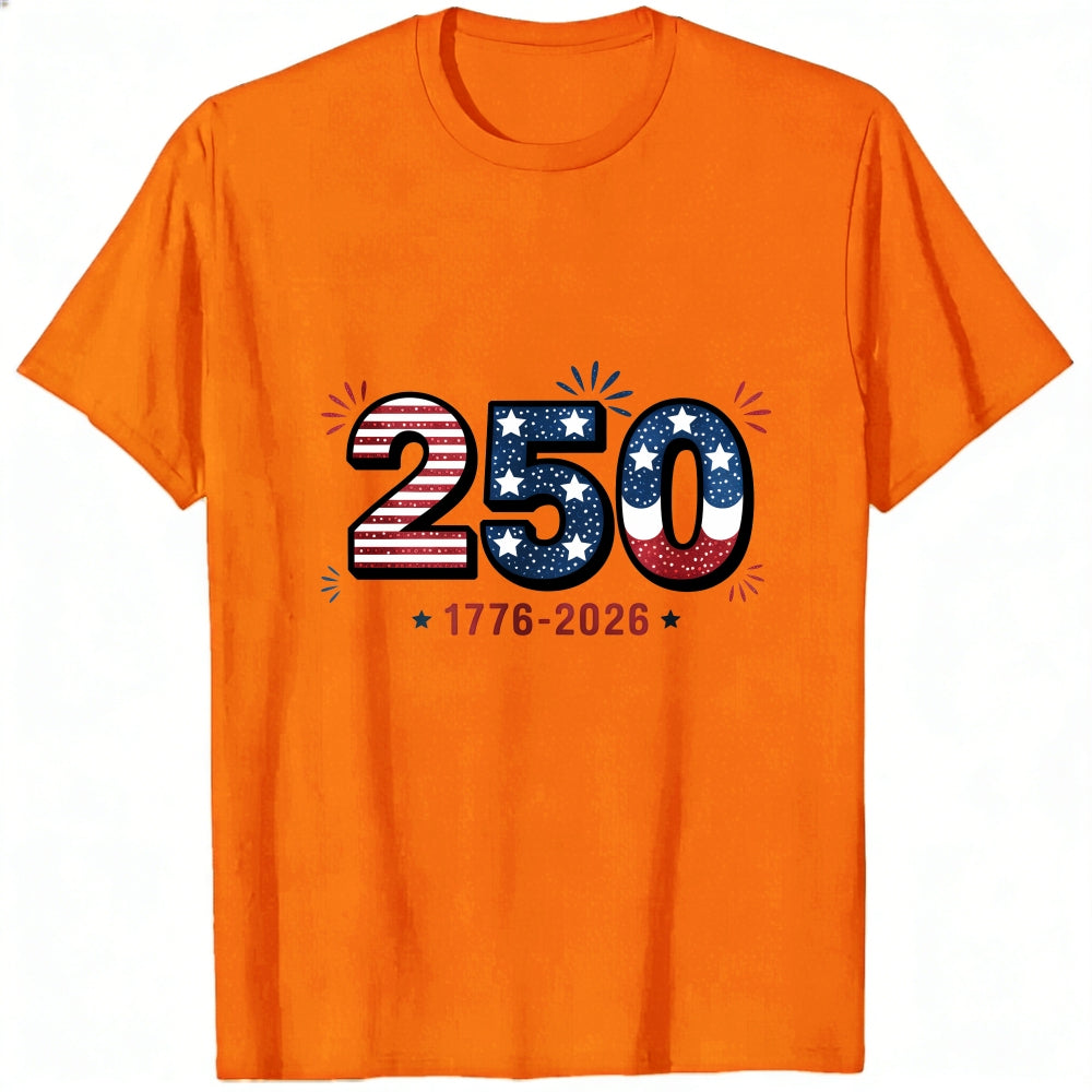 Patriotic American Flag 250th Anniversary Classic T-Shirt