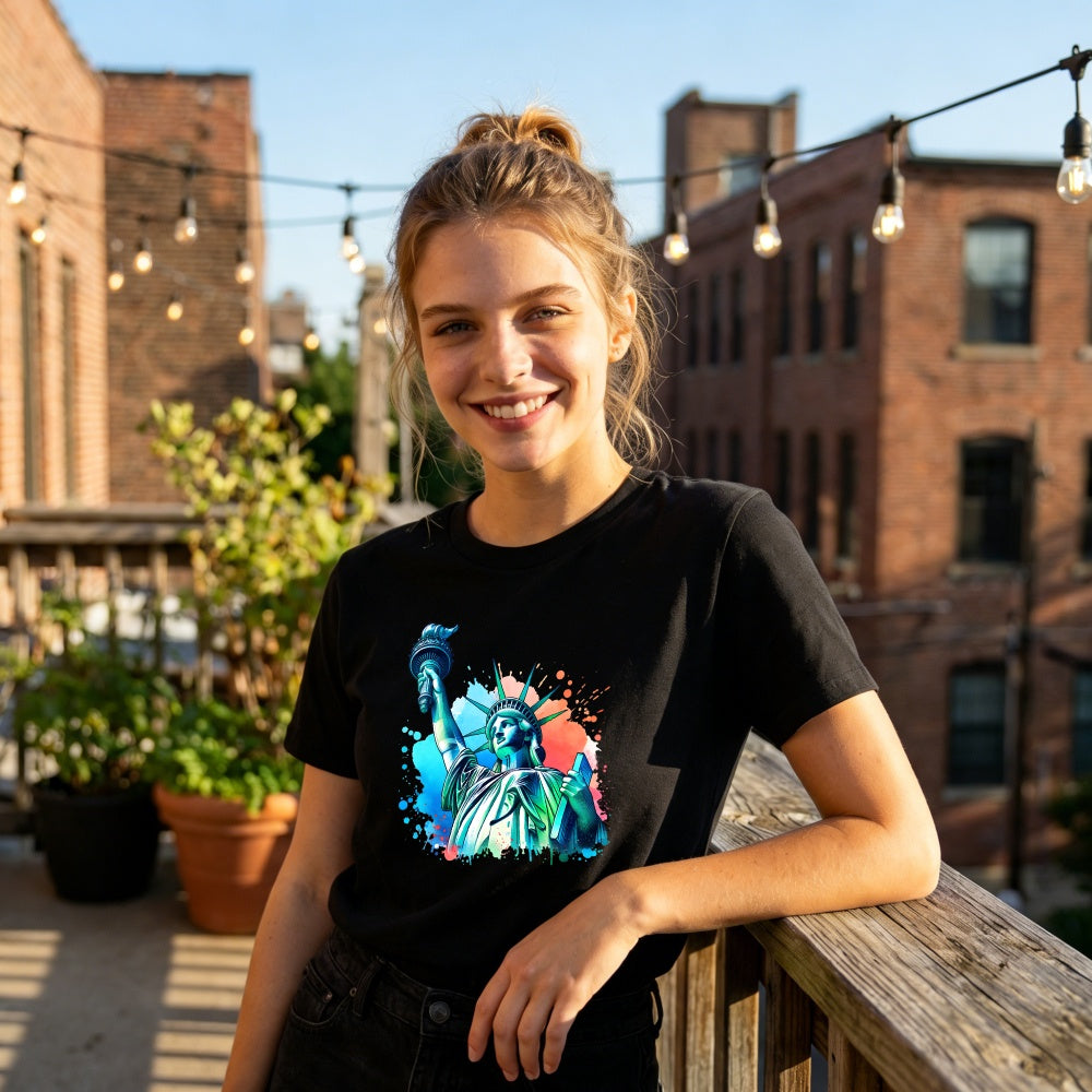 Artistic Statue Of Liberty Design Classic T-Shirt