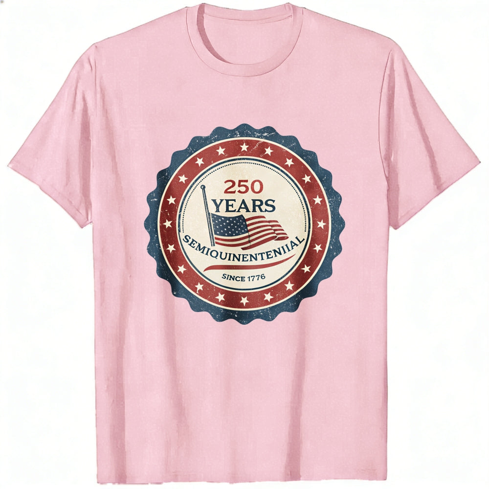 Patriotic American Flag Design Classic T-Shirt 250 Years Semiquincentennial Since 1776