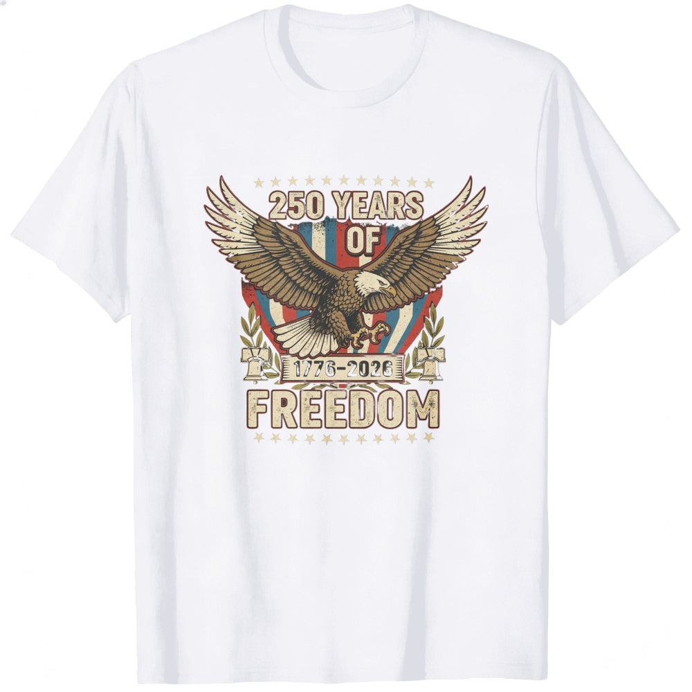 Patriotic Eagle Design Classic T-Shirt 250 Years Of Freedom 1776 2026