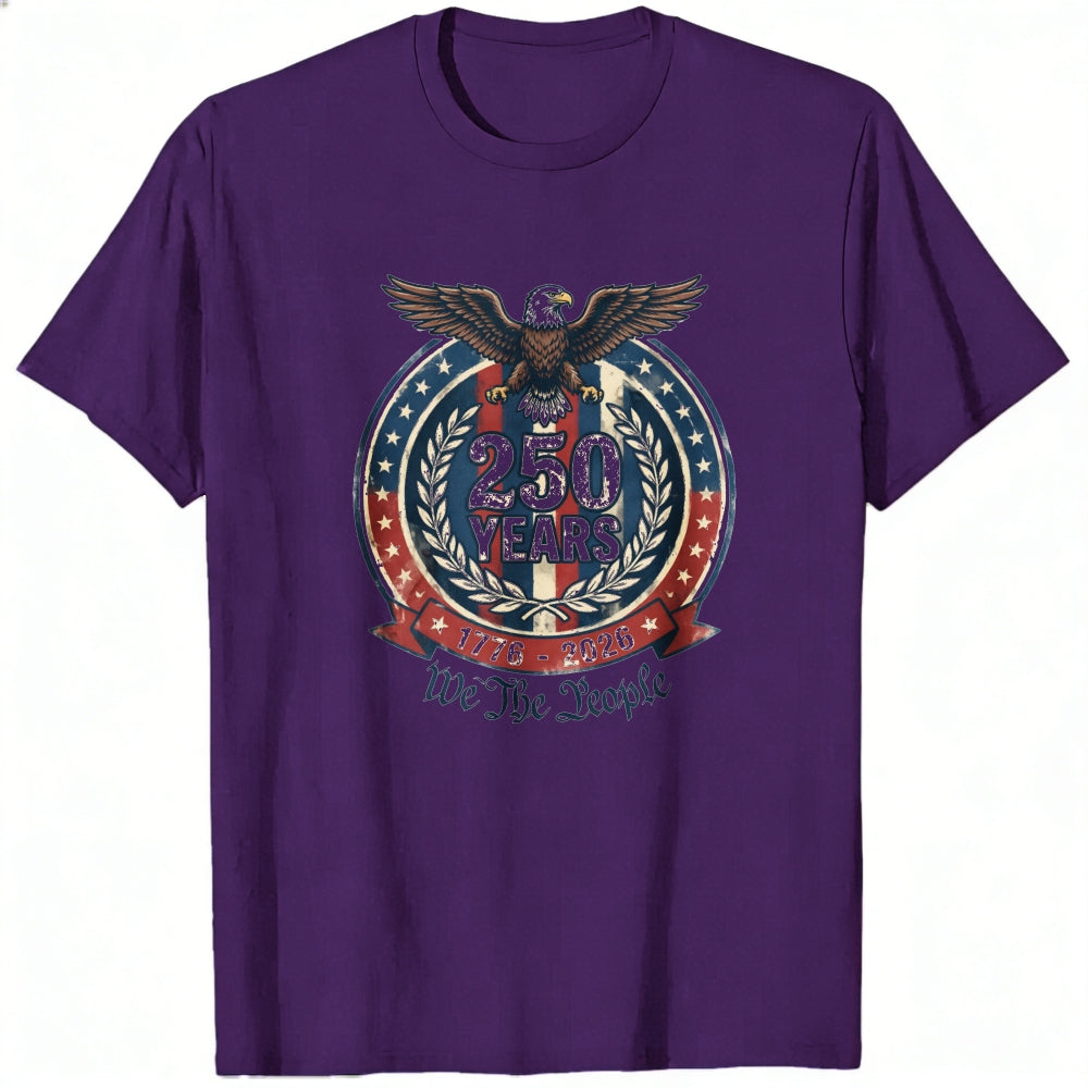 Patriotic Eagle Emblem Classic T-Shirt 250 Years America Independence Day Celebration