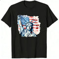 American Flag Statue Of Liberty Classic T-Shirt