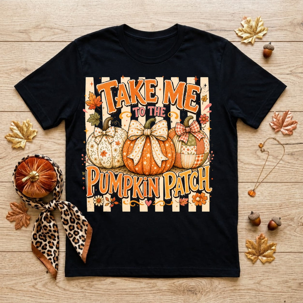 Fall Autumn Take Me To The Pumpkin Patch Classic T-Shirt