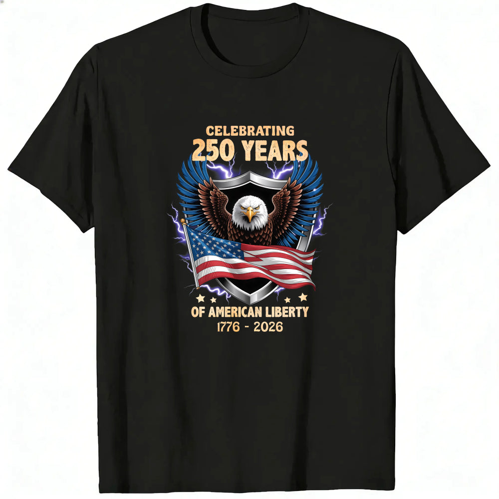 Patriotic Eagle American Flag Classic T-Shirt Celebrating 250 Years Of American Liberty 1776 2026