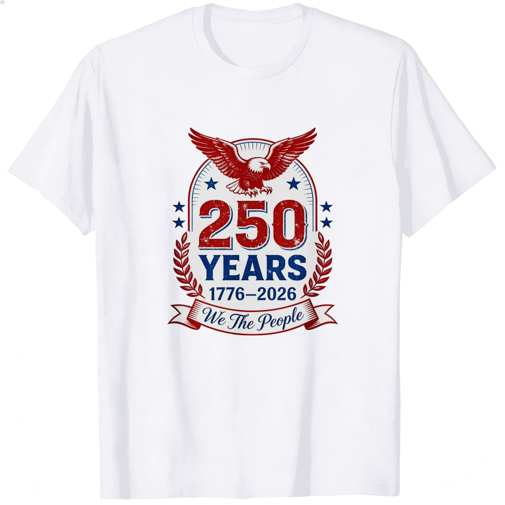 Patriotic American Eagle 250 Years 1776 2026 We The People Classic T-Shirt
