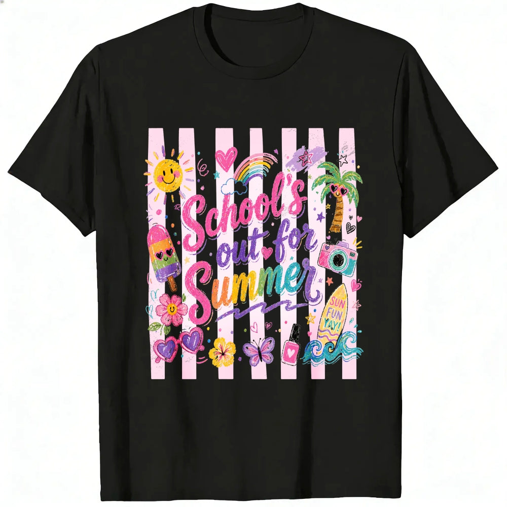 Cute Summer Vibes Classic T-Shirt School's Out For Summer Graphic Tee
