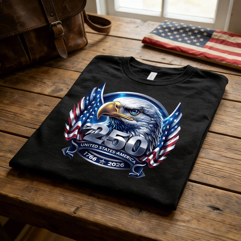 Patriotic Eagle American Flag 250th Anniversary Classic T-Shirt