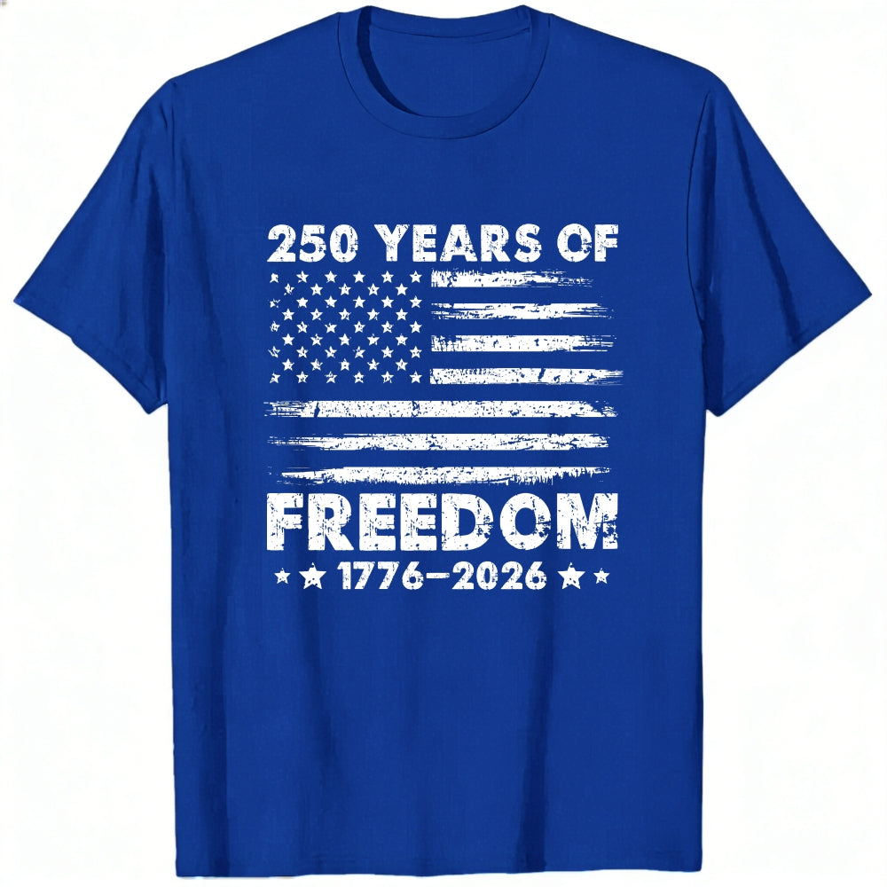American Flag Design Classic T-Shirt 250 Years Of Freedom 1776 2026