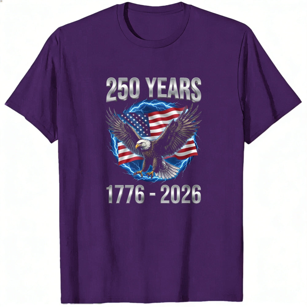 American Eagle Flag 250 Years 1776 2026 Classic T-Shirt