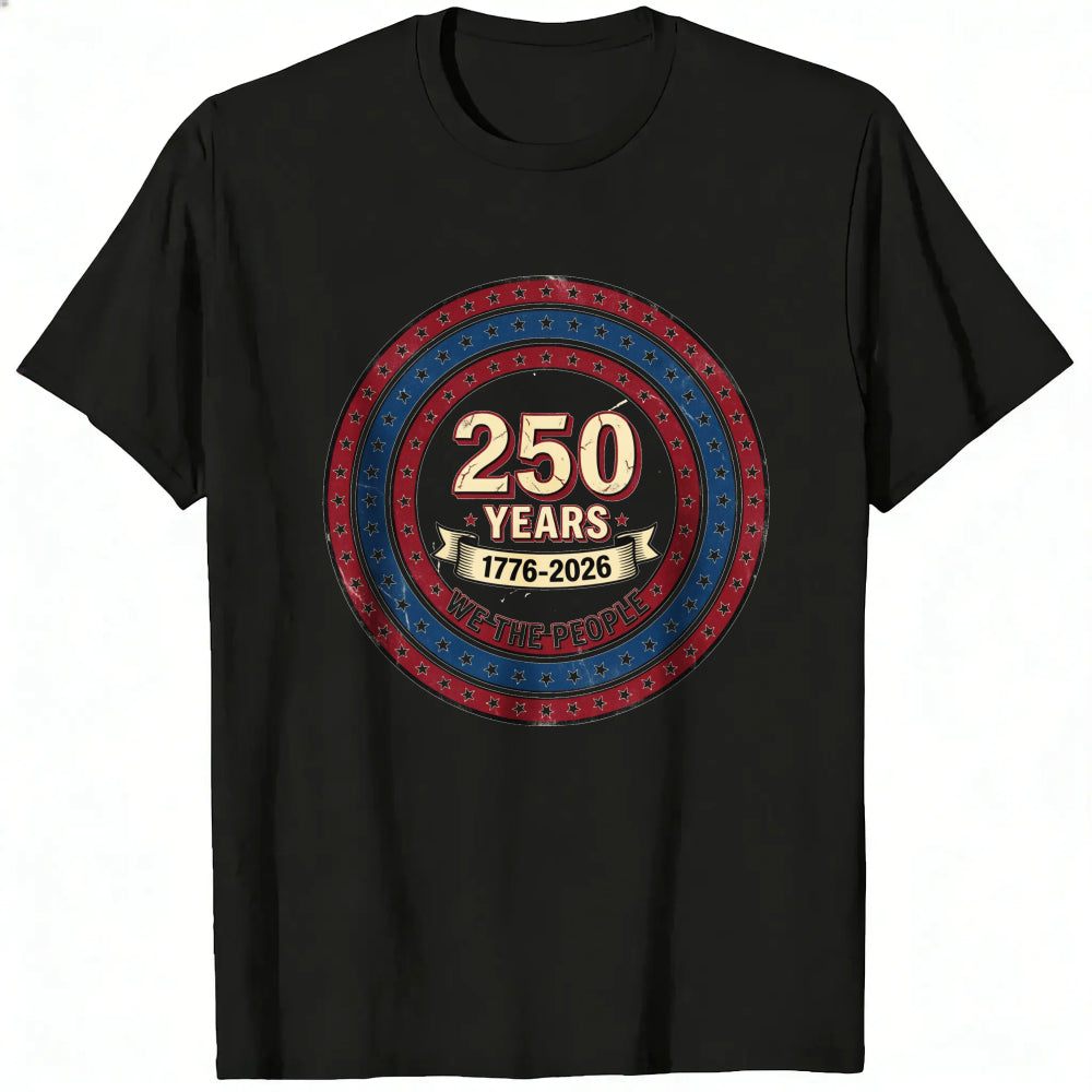 Patriotic American Independence Day 250 Years 1776 2026 We The People Classic T-Shirt