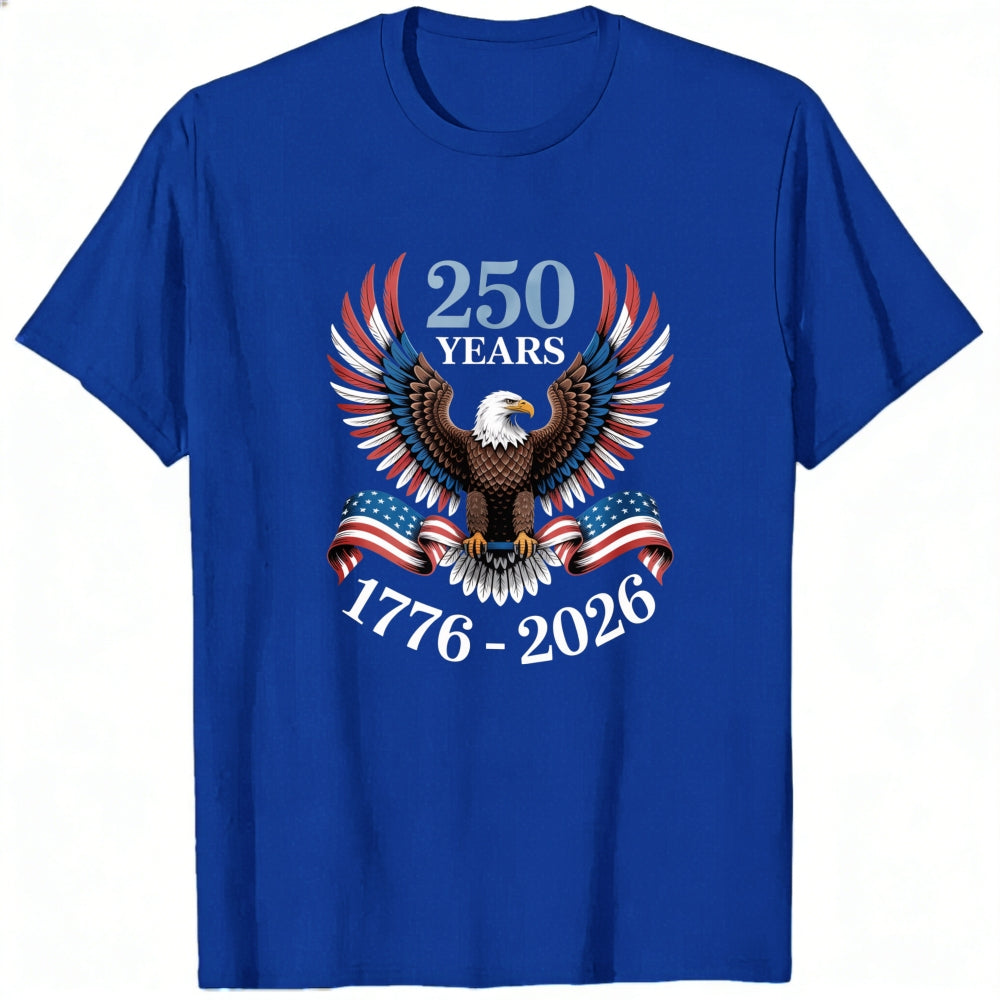 American Eagle Patriotic Design Classic T-Shirt 250 Years 1776 2026