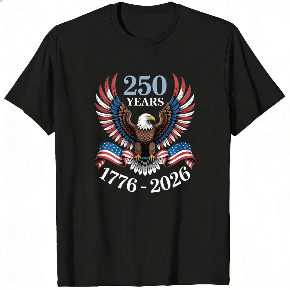 American Eagle Patriotic Design Classic T-Shirt 250 Years 1776 2026