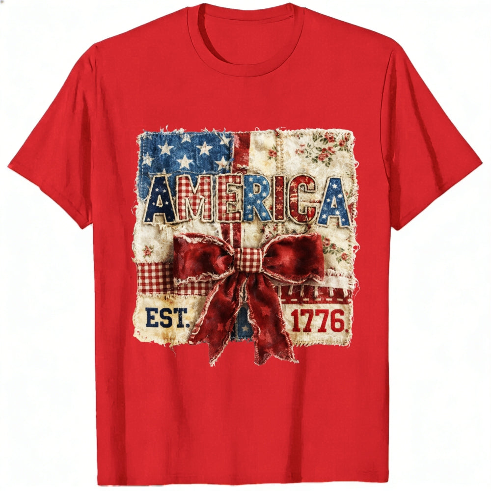 Patriotic American Flag Design Classic T-Shirt 250 Years Of Freedom 1776 2026