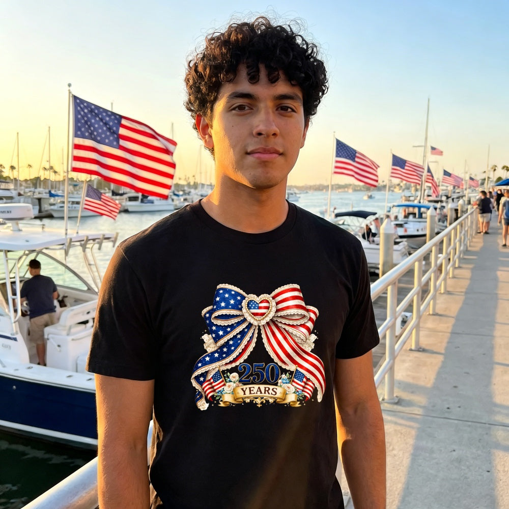 Patriotic American Flag Design Classic T-Shirt United States Of America 250 Years Of Freedom 2026