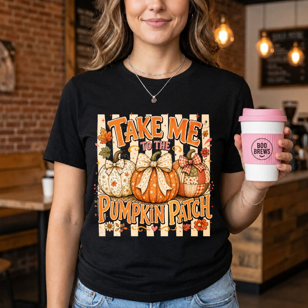 Fall Autumn Take Me To The Pumpkin Patch Classic T-Shirt
