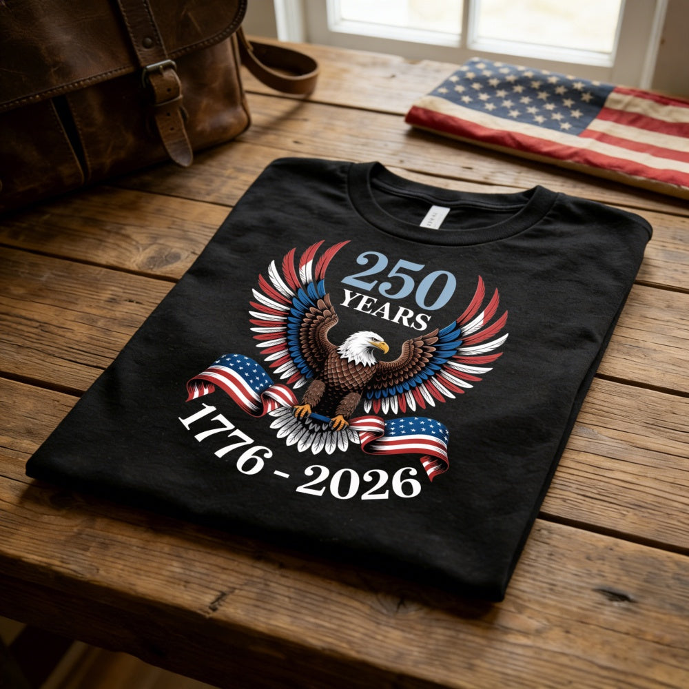 American Eagle Patriotic Design Classic T-Shirt 250 Years 1776 2026