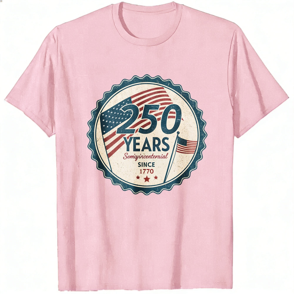 Patriotic American Flag Design Classic T-Shirt 250 Years Since 1770