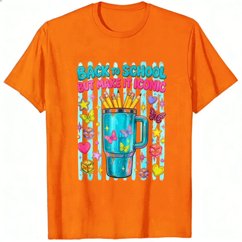 Cute Back To School But Make It Iconic Pencil Cup Classic T-Shirt