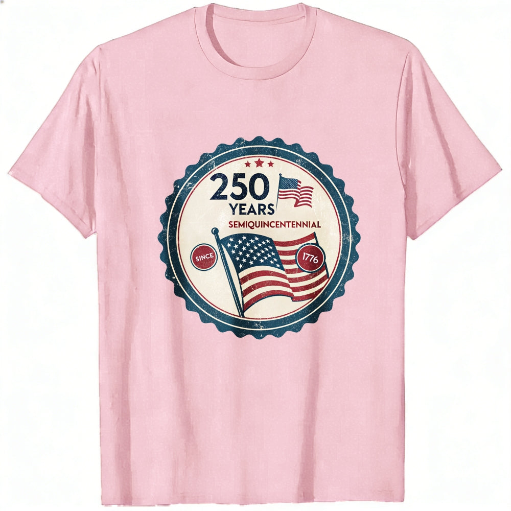 Patriotic American Flag 250 Years Semiquincentennial Classic T-Shirt