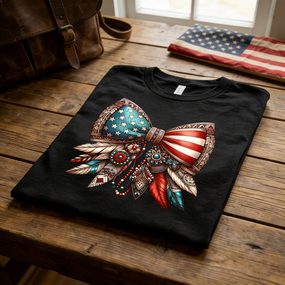 Patriotic American Flag Design Classic T-Shirt Made In Usa 250