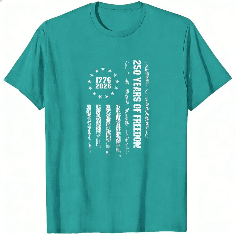 American Flag 1776 2026 250 Years Of Freedom Classic T-Shirt