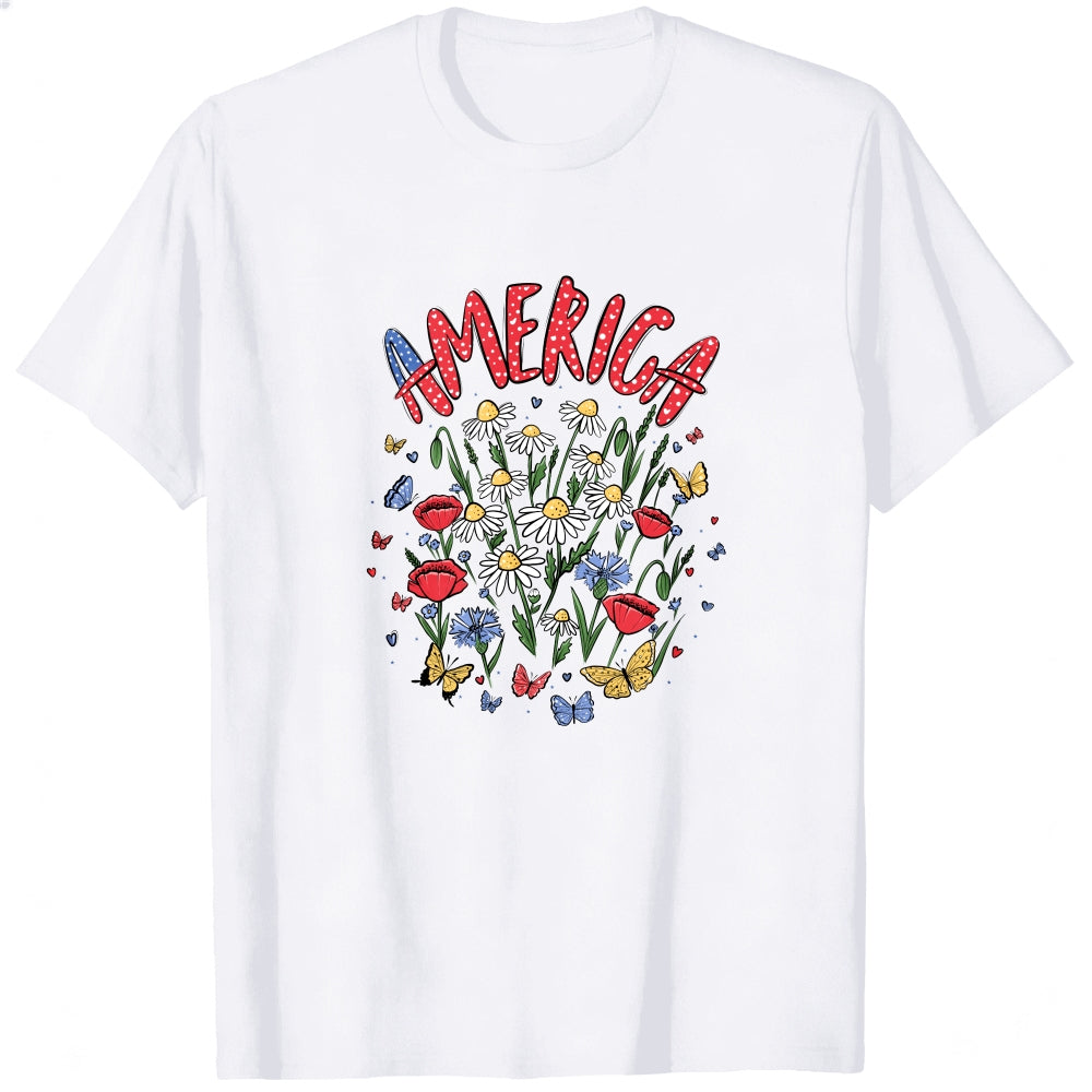 Floral Americana Classic T-Shirt