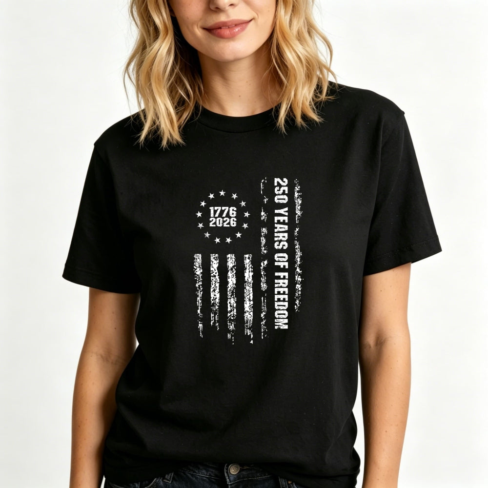 American Flag 1776 2026 250 Years Of Freedom Classic T-Shirt