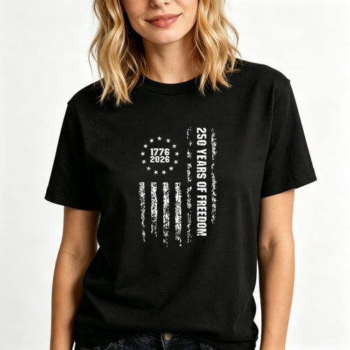 American Flag 1776 2026 250 Years Of Freedom Classic T-Shirt