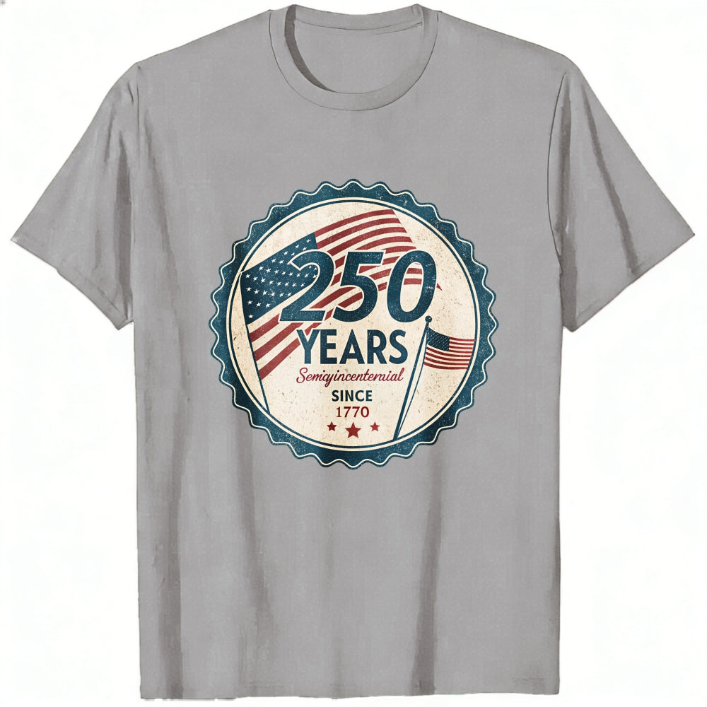 Patriotic American Flag Design Classic T-Shirt 250 Years Since 1770